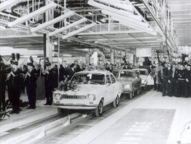 1. Ford Escort in Ford-Werk Saarlouis